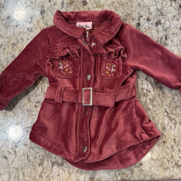 Little Lass jacket 3/6 month mauve - Picture 1 of 8